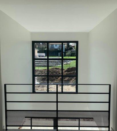 Menuiseries aluminium maison neuve
