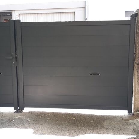 après remplacement de portail à Villeurbanne